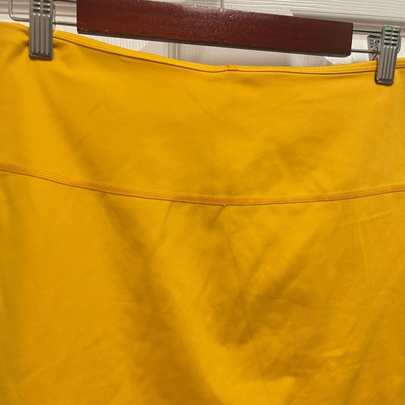 Girlfriend Collective Yellow Athletic Skort - Picture 8 of 9